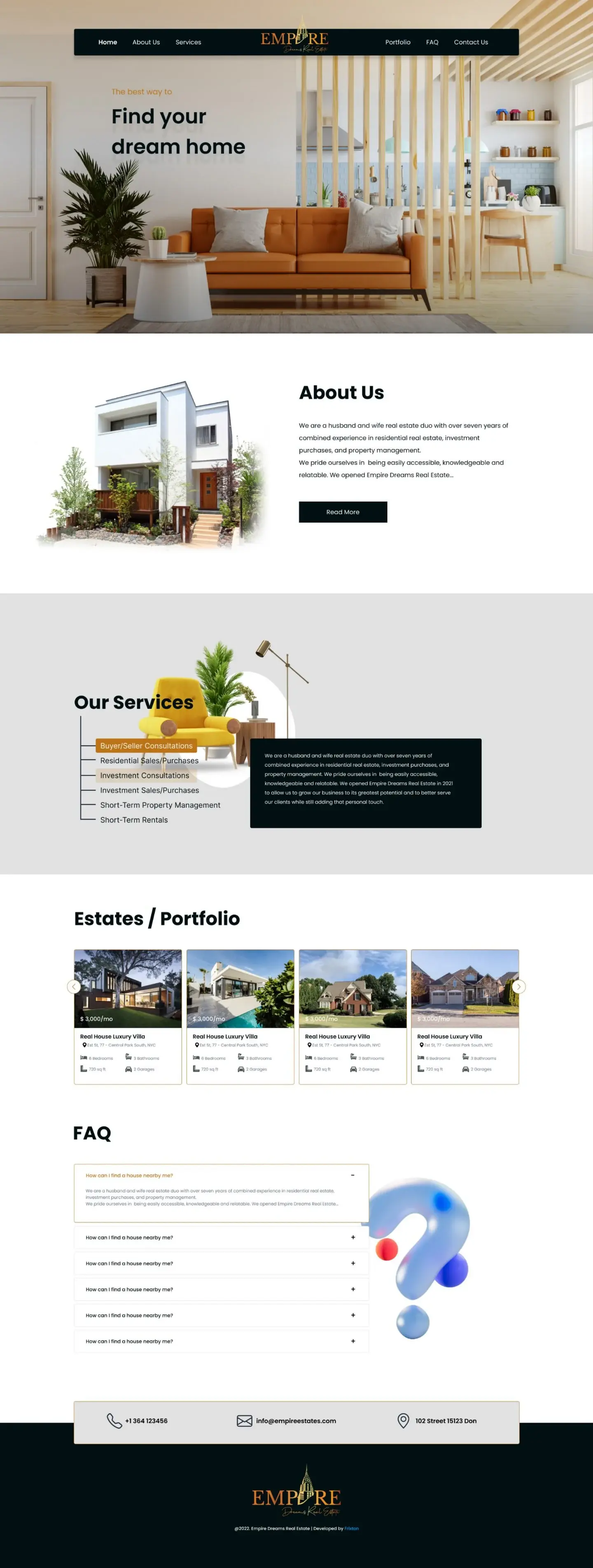 EMPIRE DREAMS website