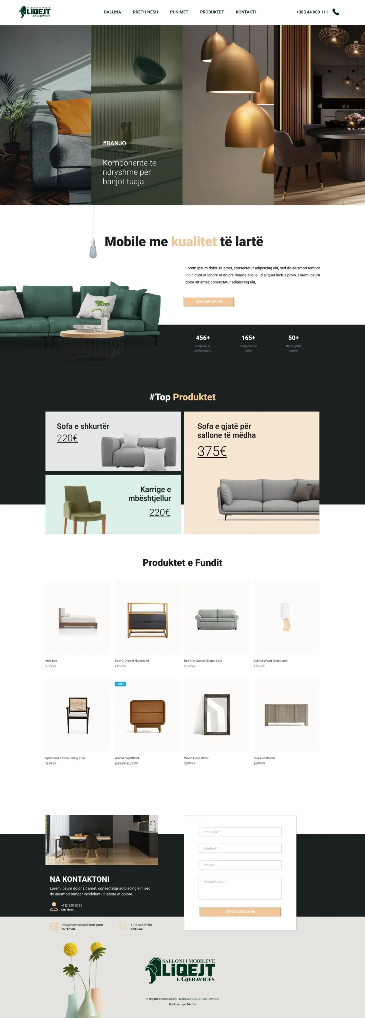 LIGEJT FURNITURE website